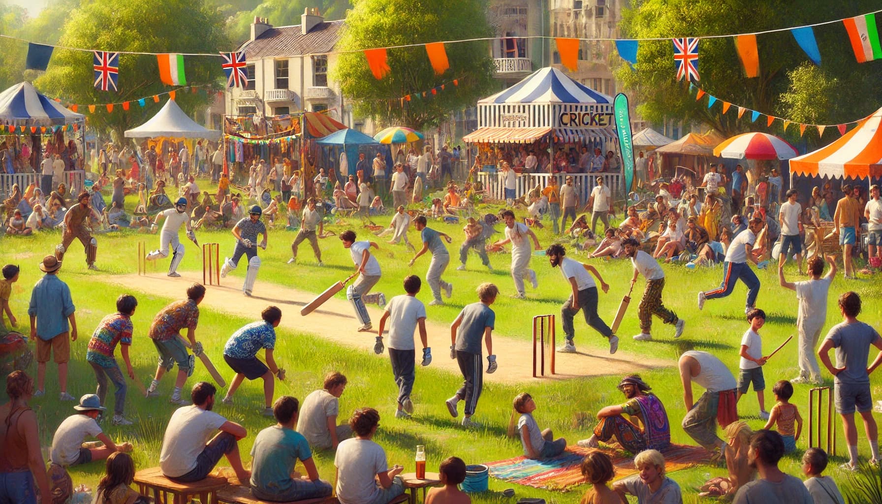 Cricket scene 3